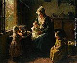 Bernard Jean Corneille Pothast Watching the Canary